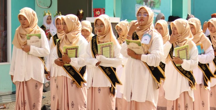 Kegiatan belajar santri